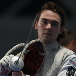 Fencer Harry Saner went from dreaming about being a shining armour to a real champion